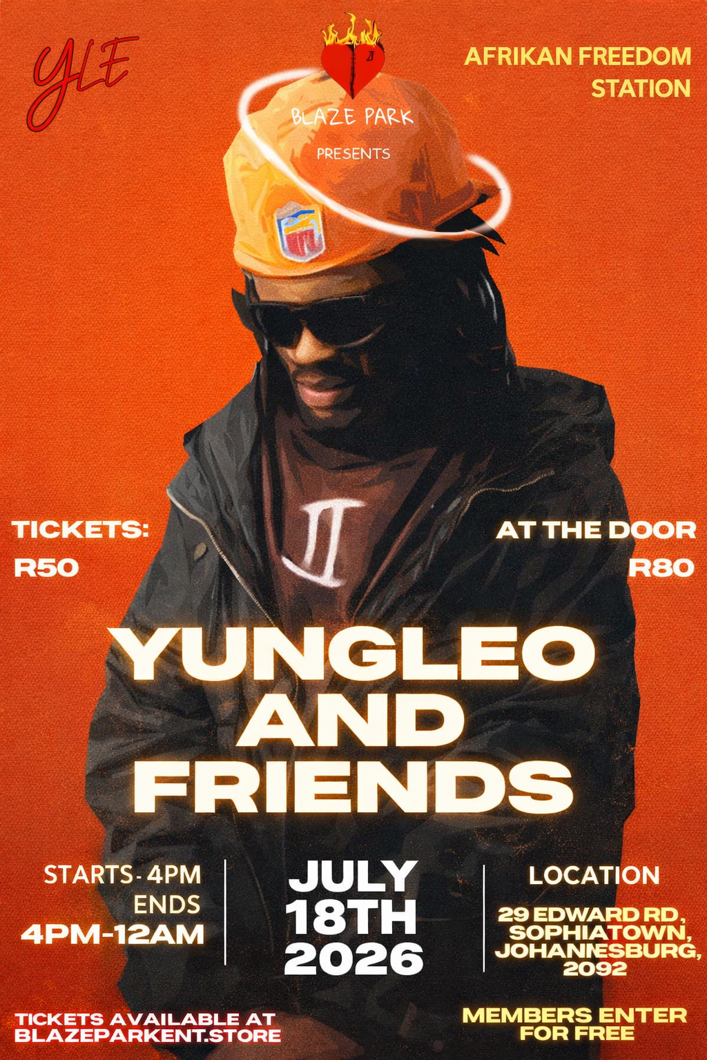 BLAZE PARK PRESENTS: YUNGLEO AND FRIENDS
